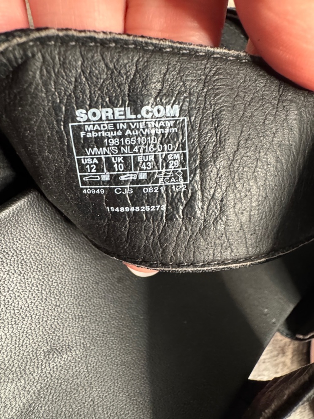 Sorel Roaming Sport Slides Sandals Black/Pink Size 12 Walking Vacation Summer - Picture 9 of 9